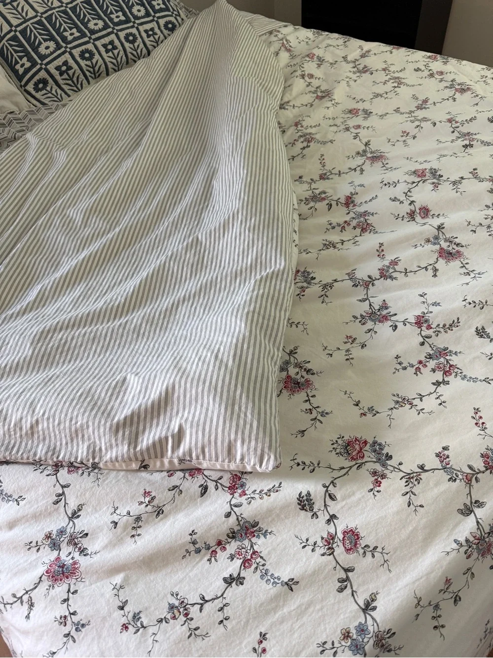 IKEA Stenort Queen Size Floral Duvet Cover